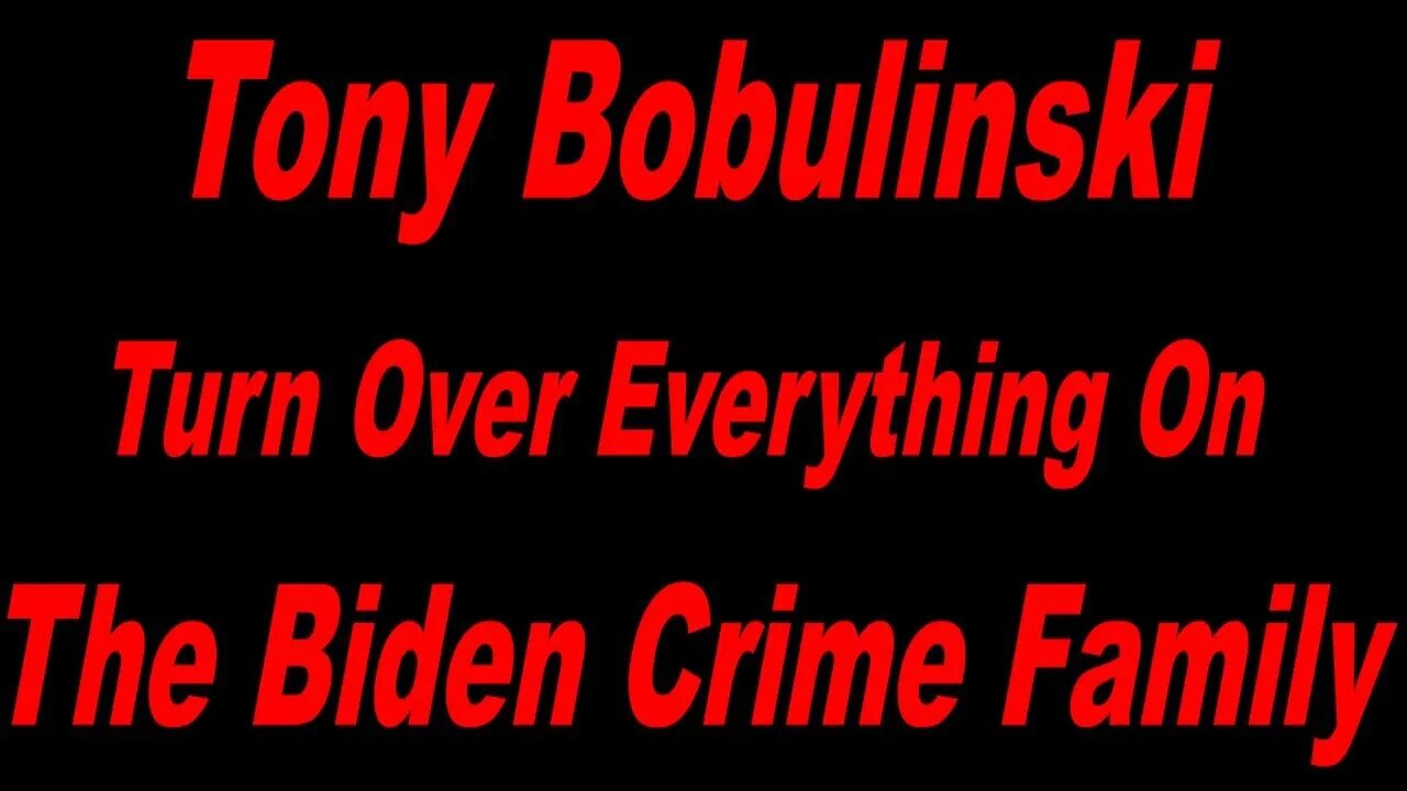 Tony Bobulinski Turns Over Evidence On Joe & Hunter Biden's Corruption