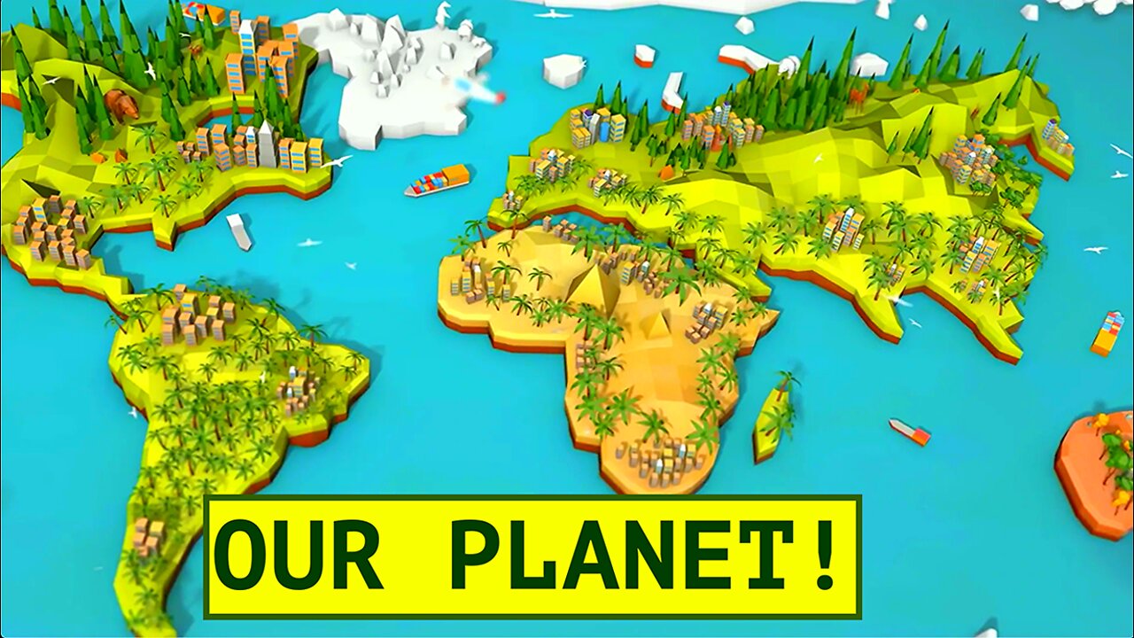 Our Planet Children Cartoon - 7 Continents Cartoon - Animated Cartoon for Kids - Cartoon for Toddler