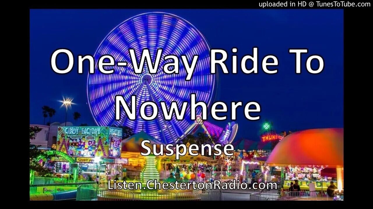 One-Way Ride to Nowhere - Suspense - Alan Ladd