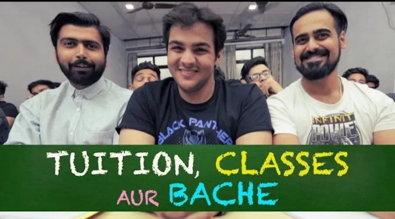 Tuition classes our bache most popular funny video| ashish chanchlani