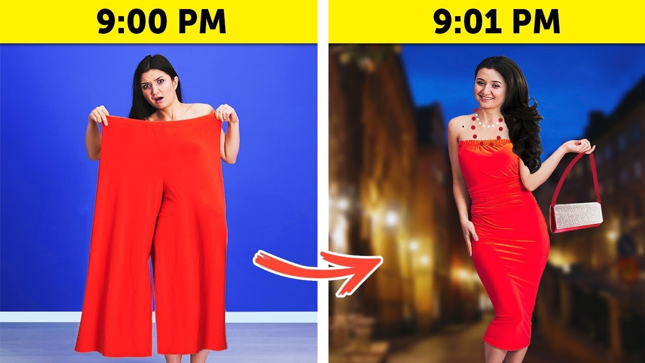 22 BRILLIANT CLOTHES HACKS __ Cool DIY Upgrade Ideas by 5-Minute Crafts