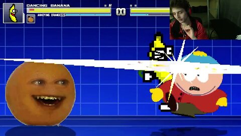 Fruit Characters (Annoying Orange And Dancing Banana) VS Eric Cartman In An Epic Battle In MUGEN