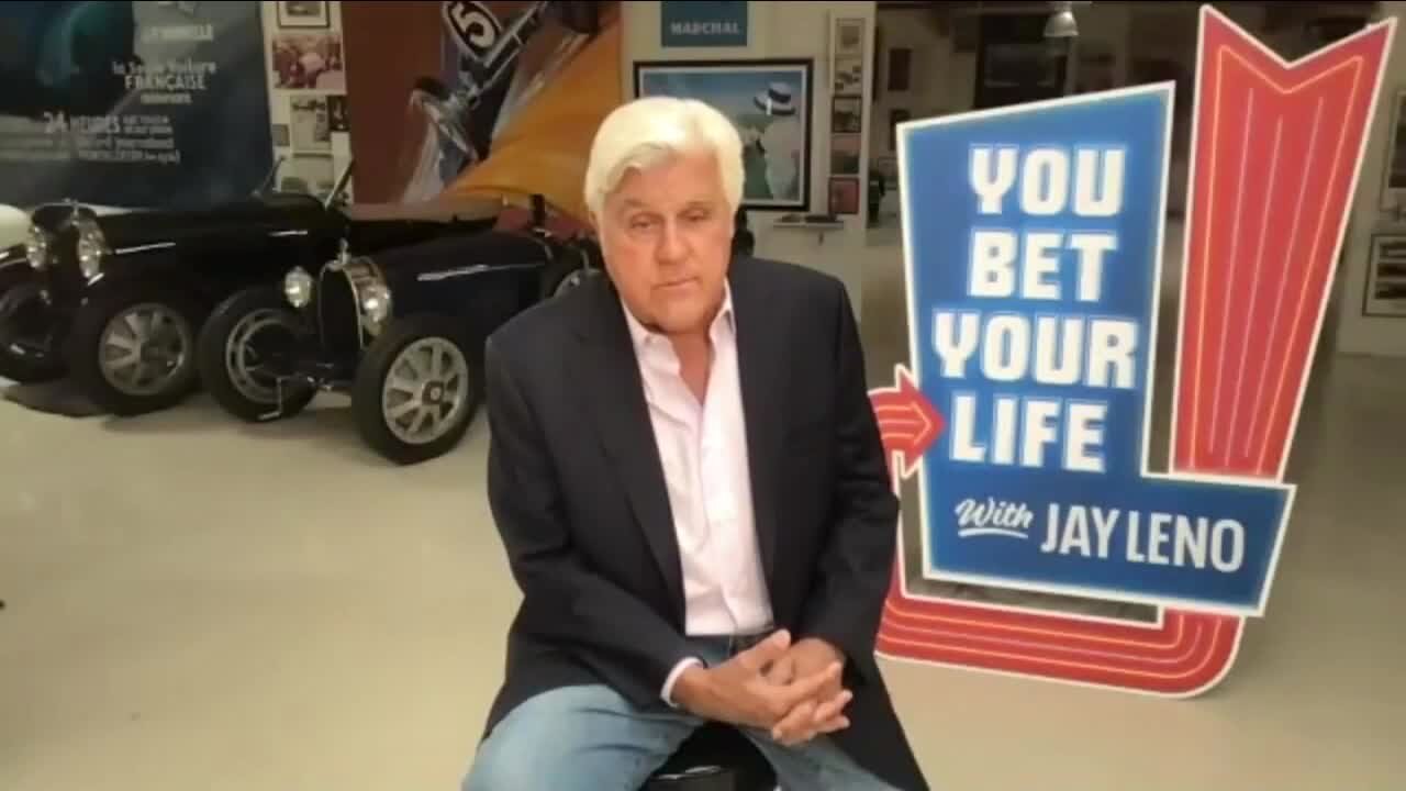 Jay Leno on his new show & driving an electric Hummer