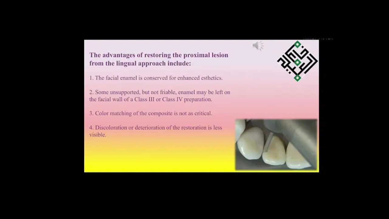 Operative L7 (Anterior Cavity Preparation Class III)