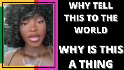 |NEWS| Don't Blame Black Men For Something You Always Wanted To Do