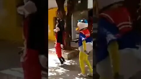 SUPER PULOS NINJAS DO FOFÃO, O MÁSKARA, PATATI E BEN10 DANÇANDO NA CARRETA DA ALEGRIA FURACÃO