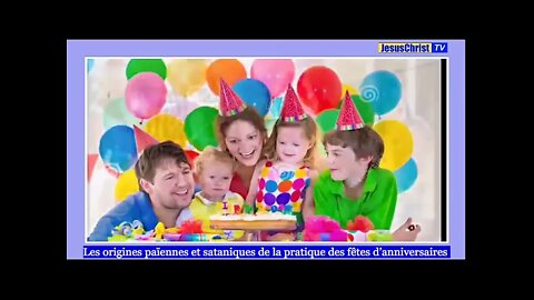Les origines païennes et sataniques 😈des fêtes d’anniversaires 🍰🎂🎁Gâteaux, bougies, chants...