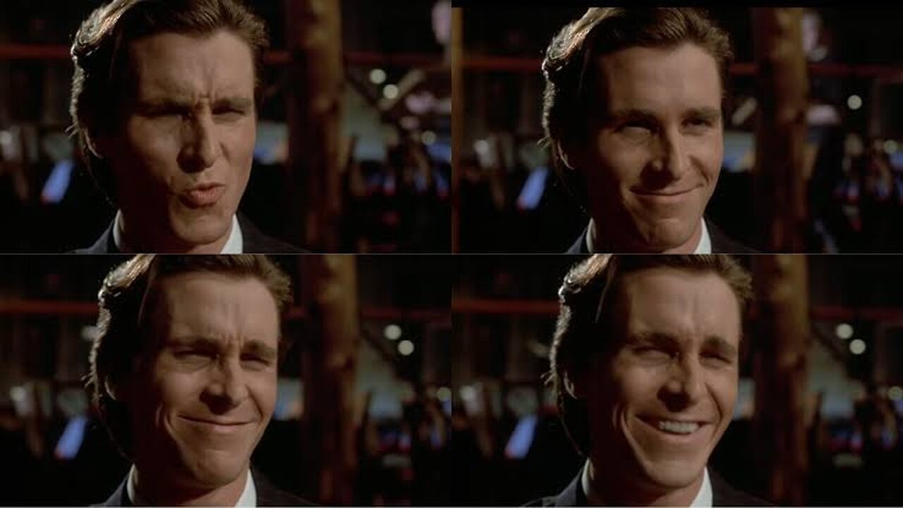 SIGMA FACE origin scene...!!🥶 American Psyco (2000)