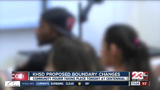 Kern High School District holds public forum Monday to discuss proposed boundary changes