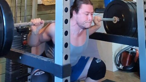 167.5 Kgs Squat single. Okay! Not bad.