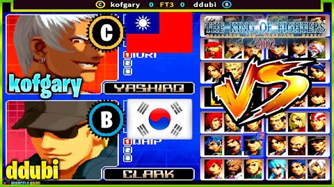 The King of Fighters 2002 (kofgary Vs. ddubi) [Taiwan Vs. South Korea]