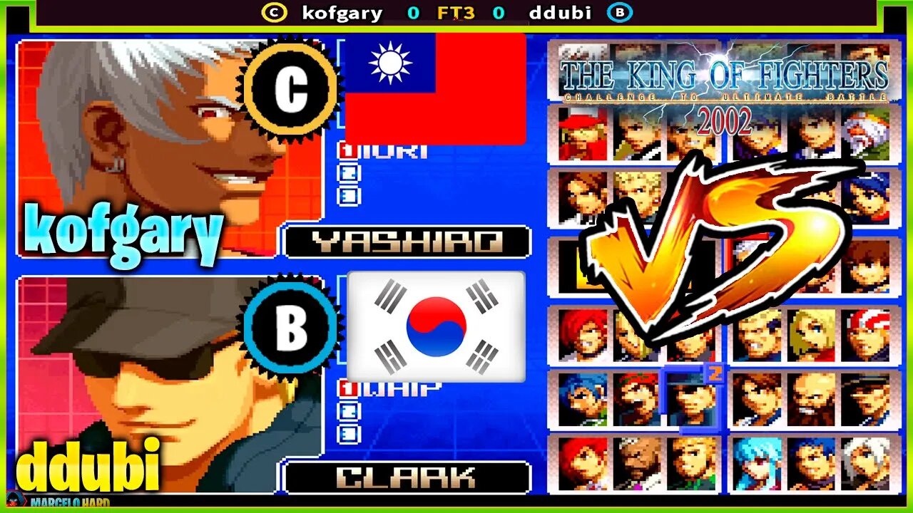 The King of Fighters 2002 (kofgary Vs. ddubi) [Taiwan Vs. South Korea]