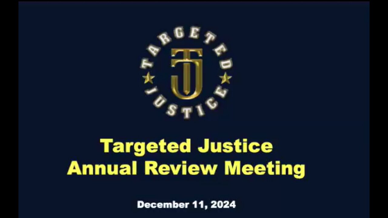 Targeted Justice's 2024 Year in Review