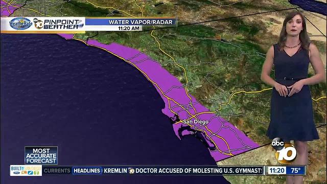 10News Pinpoint Weather with Meteorologist Megan Parry