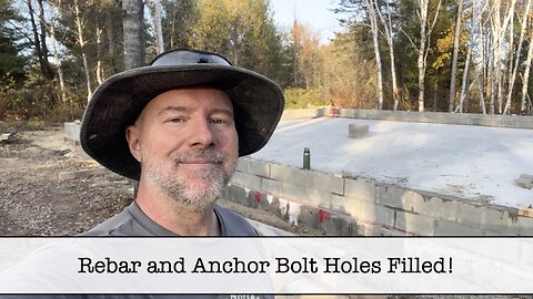 Building the Shop - Part 39 - Installing Anchor Bolts