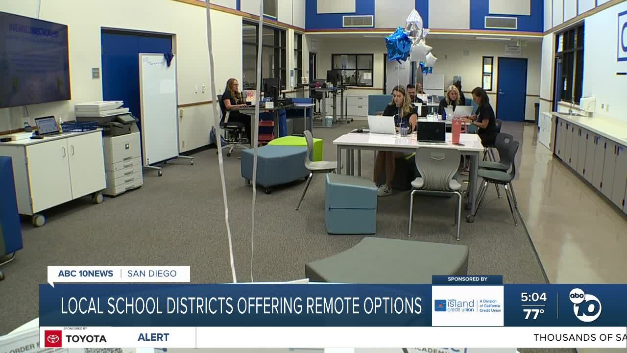 Many San Diego school districts are still offering remote options