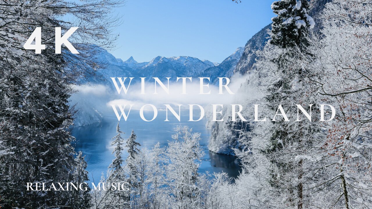 4K Best Winter Destinations | Meditation Relaxing Music for Stress Relief | Drone Video