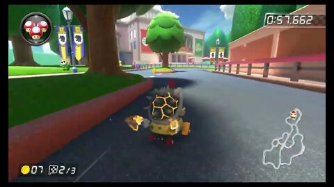 Mario Kart 8 Deluxe DLC Wave 3 Time Trials - Tour Berlin Byways (150cc) - 2:04.701