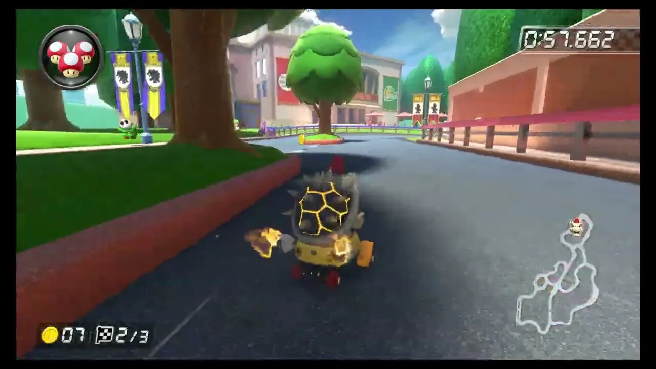 Mario Kart 8 Deluxe DLC Wave 3 Time Trials - Tour Berlin Byways (150cc) - 2:04.701