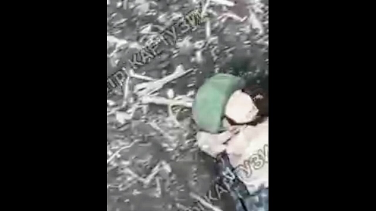 Footage of the first wave of North Korean troops getting obliterated on the ground and with drones