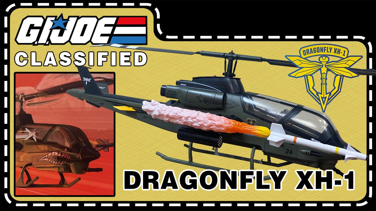 Dragonfly XH-1 - G.I. Joe Classified Haslab - Unboxing & Review