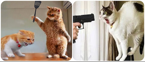 CATS will make you LAUGH YOUR HEAD OFF - Funny CAT compilation