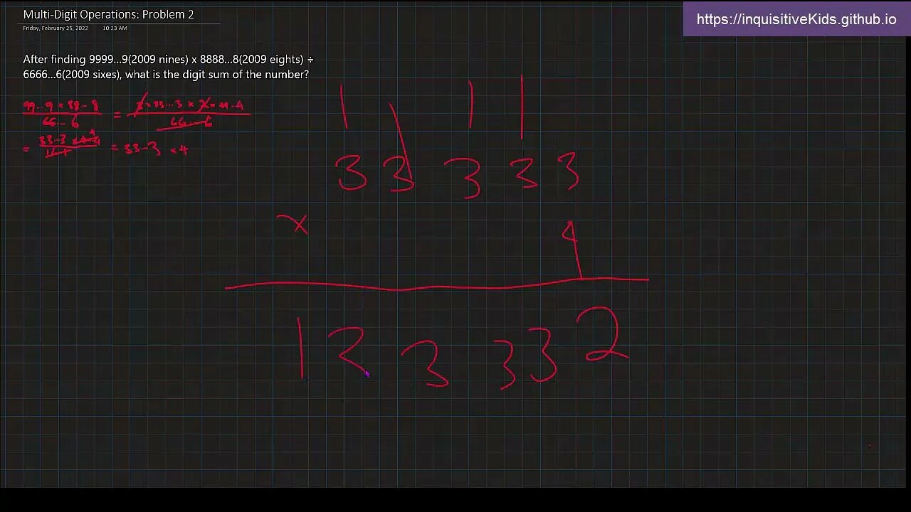 Multi-Digit Operations: Problem 2