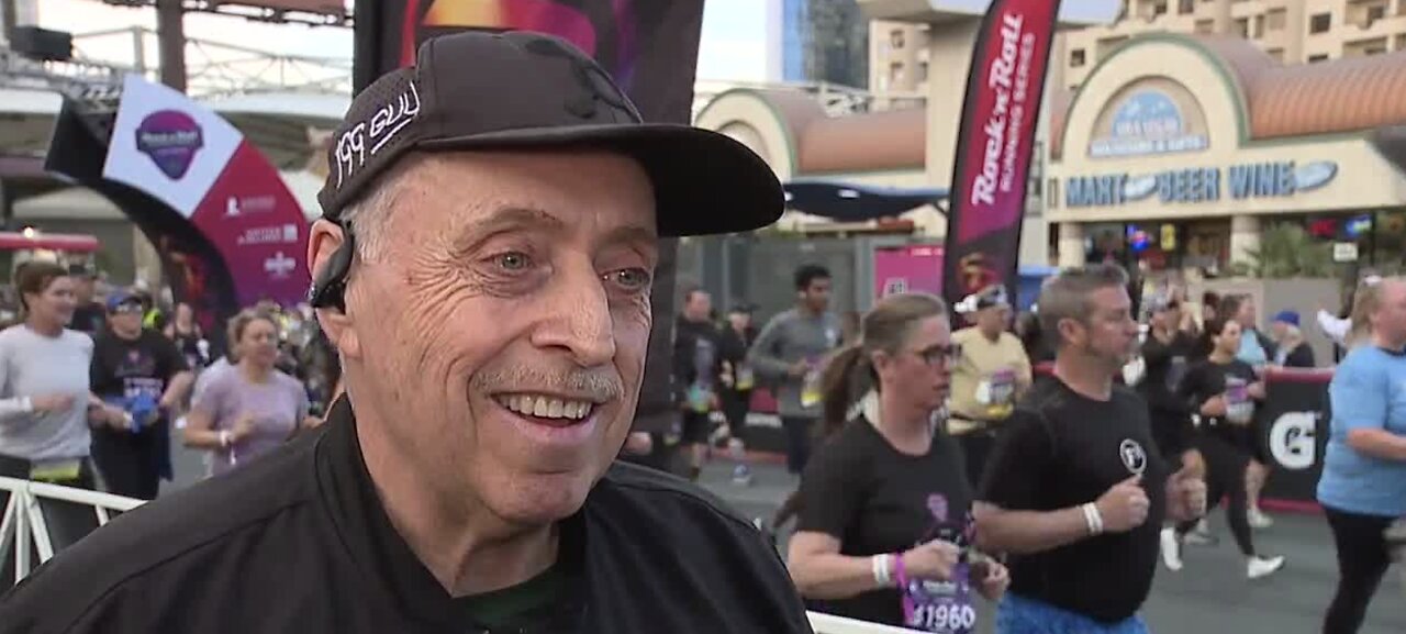 "Mr. 199" runs Rock N Roll Half Marathon
