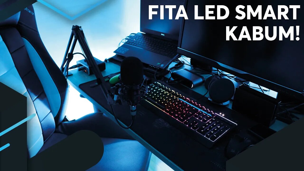 FITA LED SMART KABUM! RGB QUE FUNCIONA COM A ALEXA!