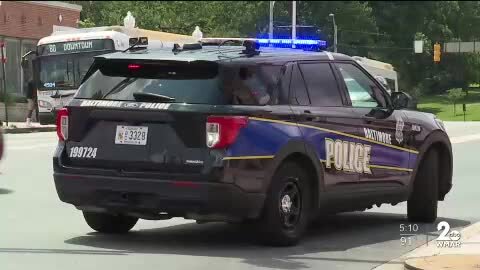 Wells Fargo Bank robbed in West Baltimore, suspect crashed car into vacant building