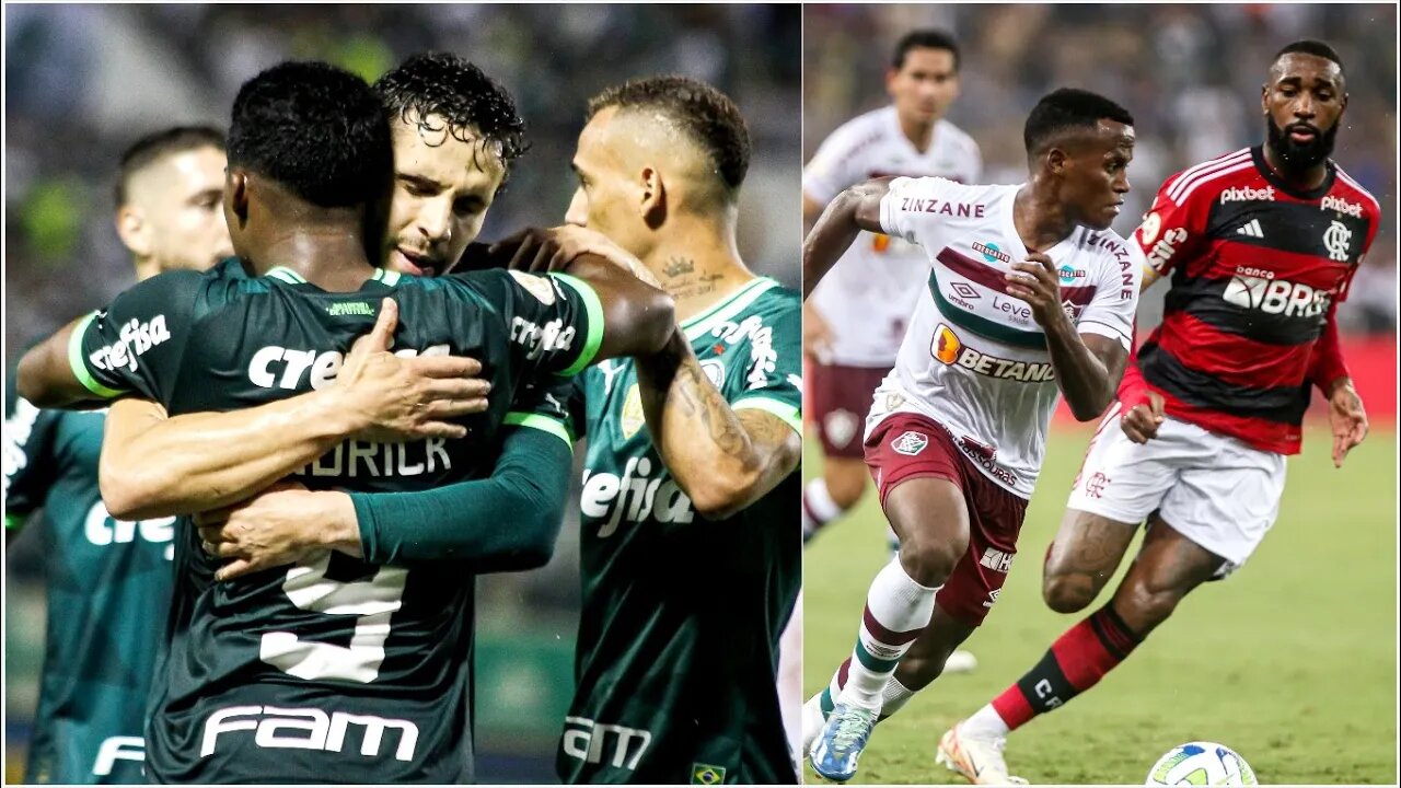 Palmeiras VENCE BEM e ASSUME A LIDERANÇA do Brasileirão; Flamengo EMPATA com Fluminense | CANELADA