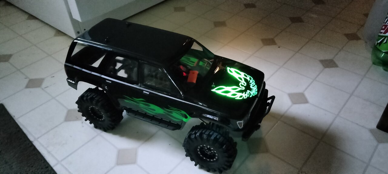 Element RC Enduro Sendero HDLight up RC Car Hood