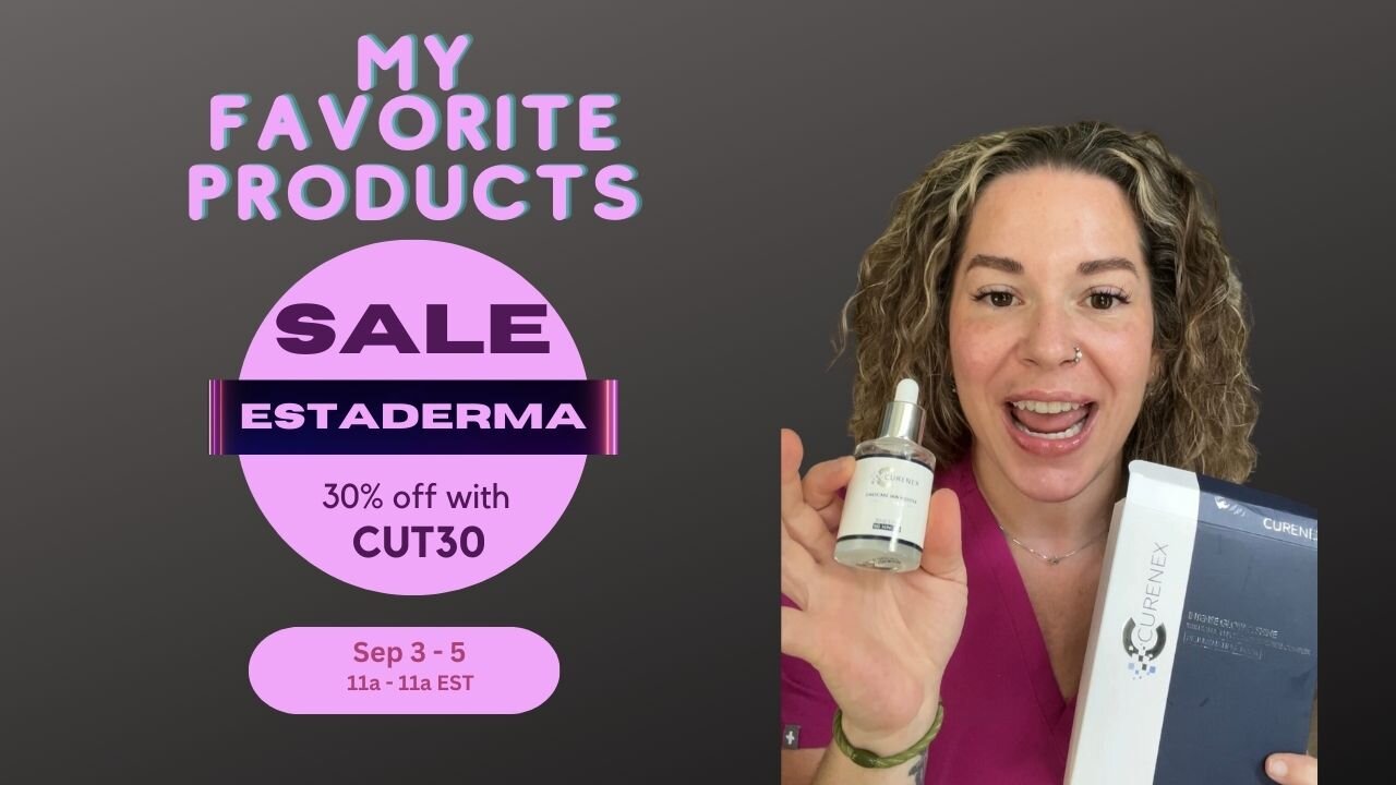 My favorite products 🤩 30% off Estaderma sale