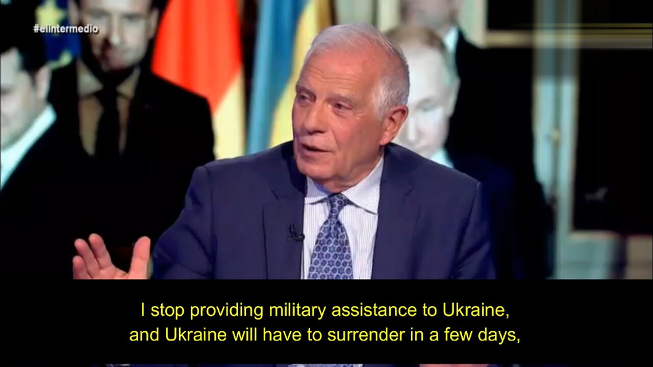 Josep Borrell knows how to stop the war in Ukraine