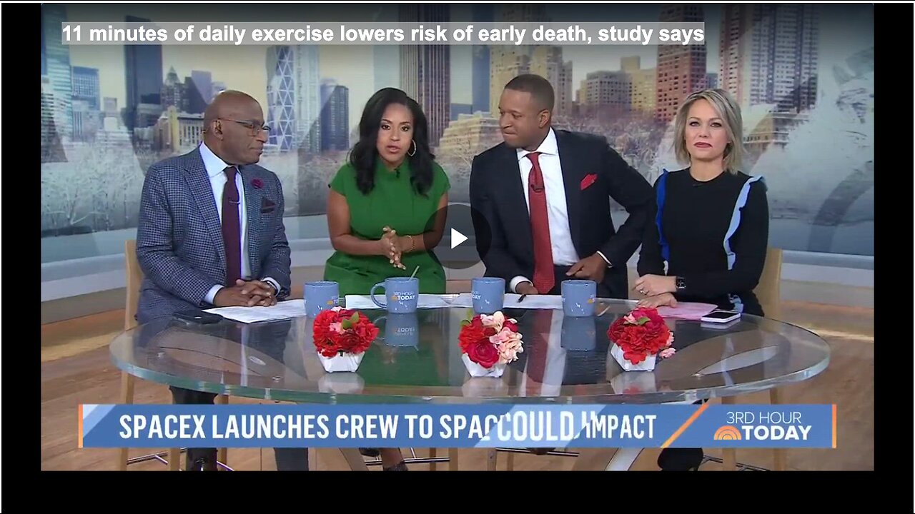 11 minutes of daily exercise lowers risk of early death, study says