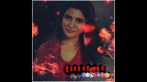 Oru Kan Jaadai|Samantha Red Bgm|Anjaan|Trending Status|HD