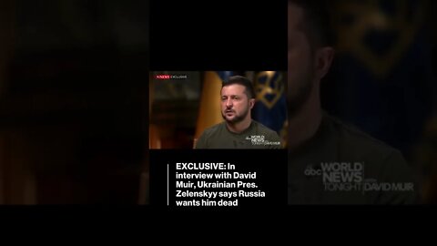 #Zelenskyy says #Russia wants him dead #ukraine #news