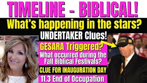 Melissa Redpill Stream - Timeline - Biblical! Stars, Gesara, Golden Age, Undertaker! 11-1-24