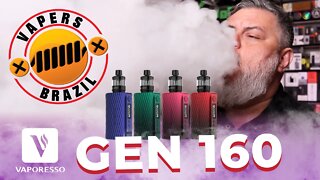 Vaporesso GEN 160 kit - Mais um pra Família GEN ? - Review PTBR