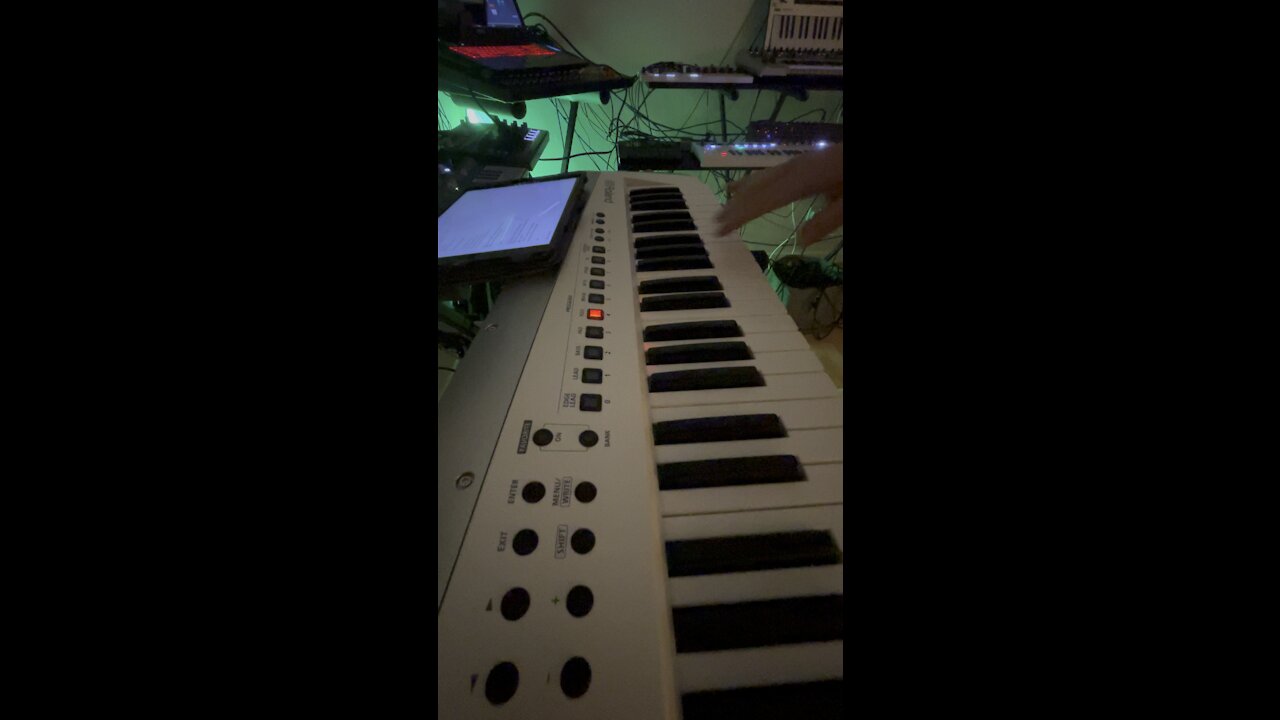 Electronic Music Funky 80’s Style Rehearsal December 2021