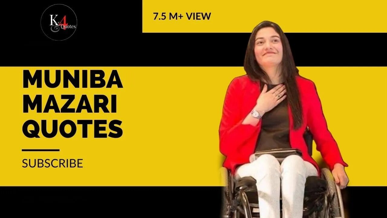 Muniba mazari quotes in english|Best Quotes|K4Quotes @Muniba Mazari