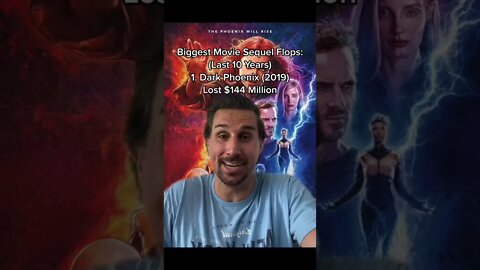 Biggest Movie Sequel Flops (Last Ten Years) #shorts
