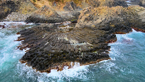 [DRONE] South Korea Gyeongju_Columnar joint