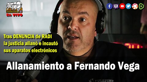 Fernando VEGA: Allanamiento y secuestro de aparatos electrónicos