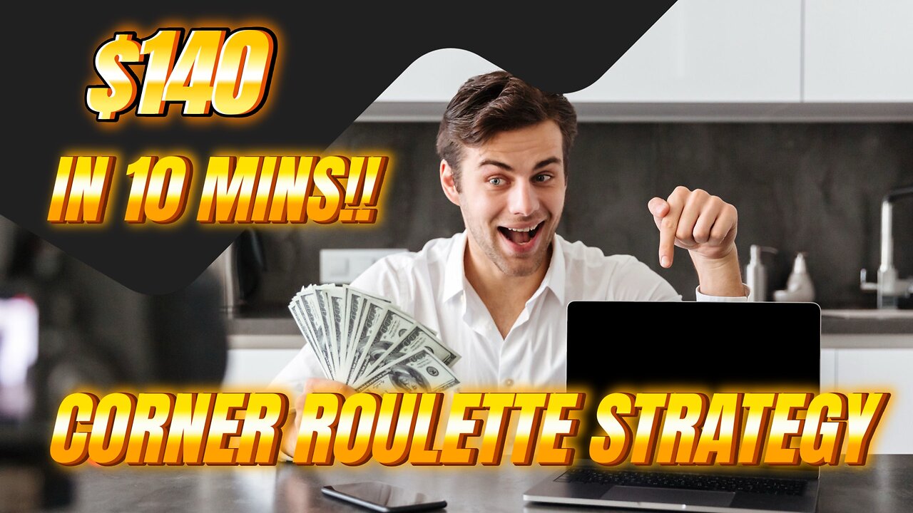 $140 IN 10 MINUTES! BEST CORNER ROULETTE STRATEGY!