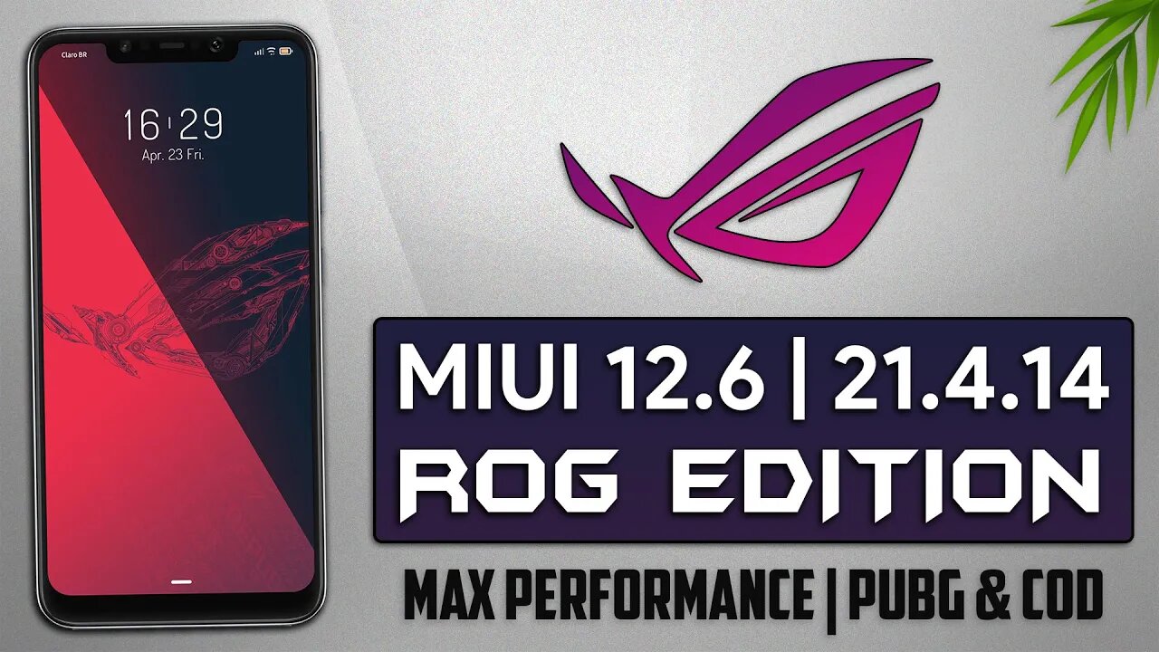 MIUI 12.6 ROG EDITION 21.4.14 | PERFORMANCE AINDA MELHOR! | AbhiX ROG Edition miuiports