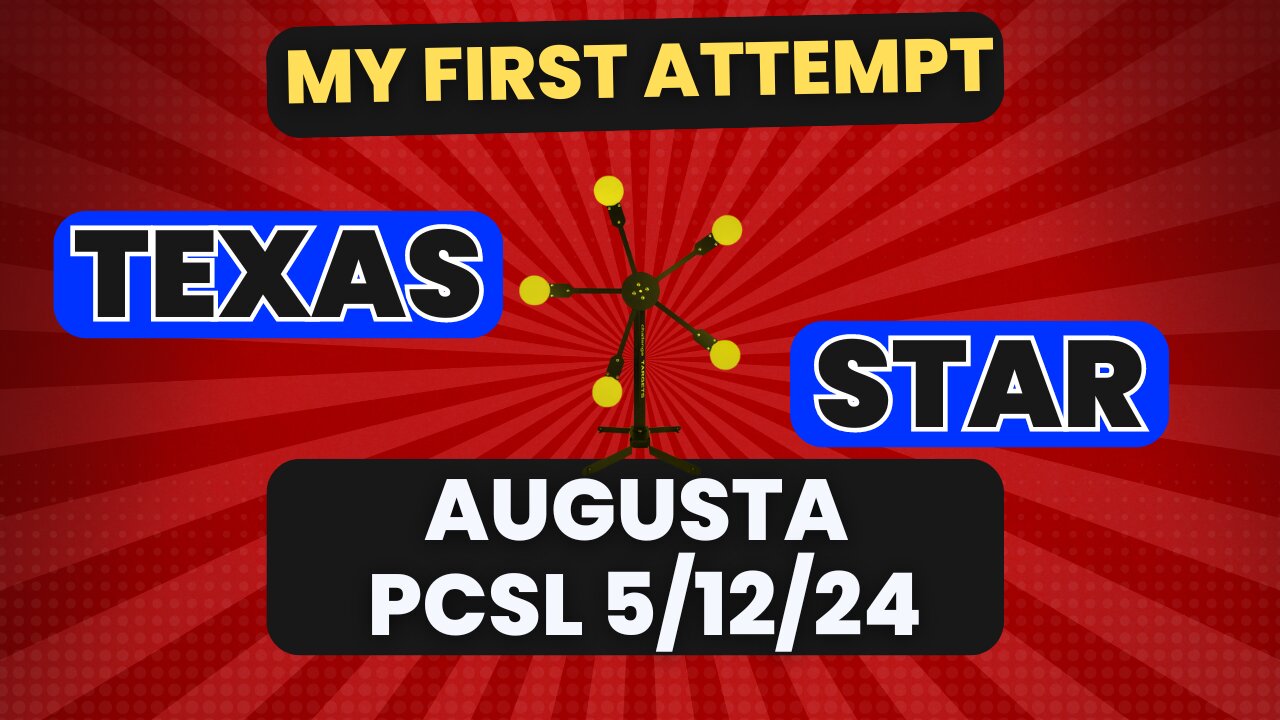 My first attempt at a Texas star. PCSL Match