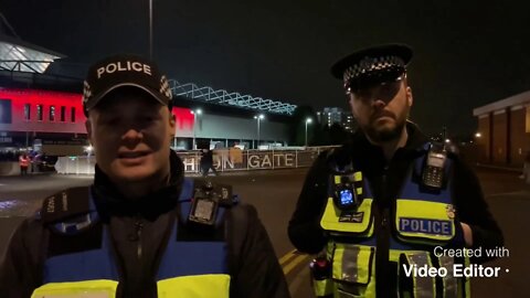 HARASSED AT A FOOTBALL MATCH