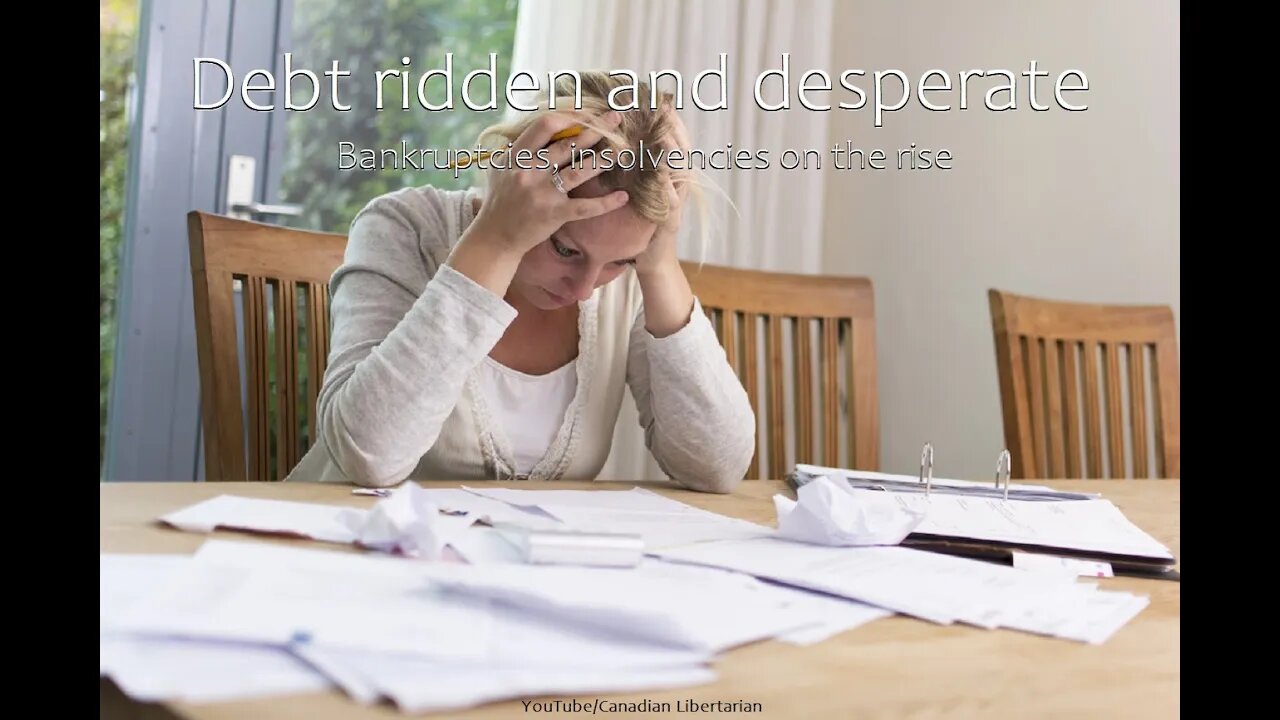 Debt ridden and desperate Bankruptcies, insolvencies on the rise