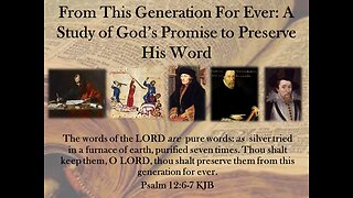 FTGF Lesson 207 | AV 1611: A Proper Perspective on the Preface (Apologetic Analysis)